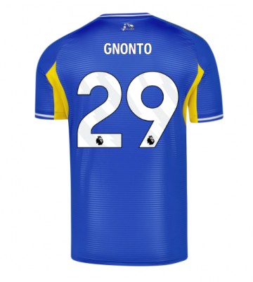 Leeds United Wilfried Gnonto #29 Udebanetrøje 2025-26 Kortærmet